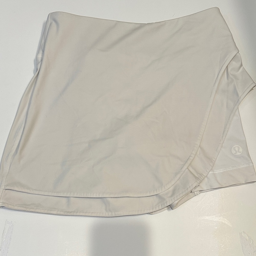 Lululemon White Athletic Skort